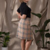 spódnica damska w kratę burberry
